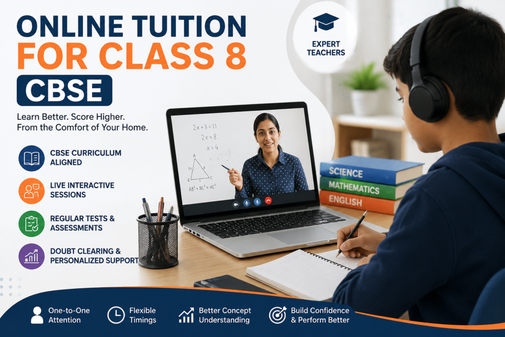 Online Tuition for Class 8 CBSE